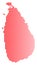 Red Dot Sri Lanka Island Map
