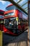 Red Double Decker Bus Parked Kingston Bus Station