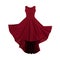 Red dress for women ghost mannequin