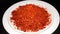Red dried chili powder