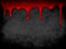 Red dripping blood grunge background