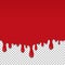 Red dripping slime seamless element