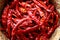 Red dry Chili peper