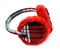 Red earmuff