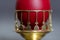 Red Easter Egg In Golden Holder, Detail