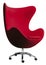 Red egg chair