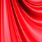 Red elegant cloth textile folds background