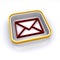 Red email button