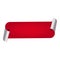 Red Empty Curl Paper Tag Or Banner On White
