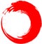 Red enso symbol vector