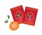 Red Envelopes and Orange for Chinese New Year