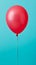 Red Euphoria: A Minimalist Balloon