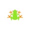 Red eyed tree frog. Logo