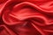 Red fabric colored silk satin background. Generative AI