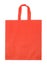 Red fabric shopping bag