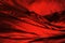 Red fabric. Wrinkled bedding. Passion. Background.