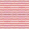Red Fashion Stripe Vector Seamless Pattern.
