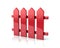 Red fence icon