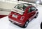 Red Fiat 500 car