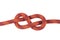 Red figure eight knot