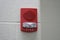 Red Fire Alarm with Strobe
