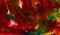 Red fire color modern dynamic paint artistic paint splashes