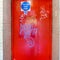 Red Fire Door Painted With Graffiti