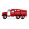 Red Fire Engine. Vector