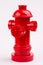 Red fire hydrant