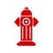 Red fire hydrant icon isolated â€“ vector