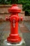 Red fire plug