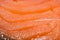 Red fish macro. smoked salmon. seafood close up