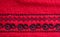 Red fleece fabric