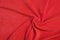 Red fleece texture - close up of a textile background.