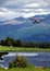 Red Floatplane Landing