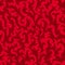 Red floral wallpaper (seamless vector)