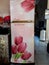 Red Flower Fridge