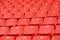 Red football seats