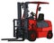 Red forklifts