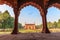 Red Fort Delhi, view on Lal Qila from Diwan-i-Aam, India