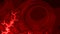 Red fractal elegant background for love card or wedding invitation
