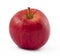 Red freshness apple on white background