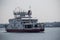 Red Funnel Ferry Red Eagle Sailing Up Southampton Water