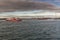 Red Funnel vessels in Southampton Docks
