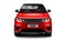 Red Generic SUV Car On White Background Front View With Isolated Path