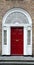 Red Georgian door
