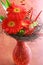 Red gerbera bouquet