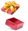 Red Gift Box isolated on white background with clipping path,Christmas Day,New Year day