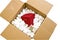Red Gift Box/ Packing Material