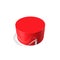 Red Gift Cylindrical Pack Box